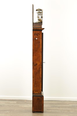 Lot 1163 - NATHANIELL BIRT, LONDON. A FINE LATE 17TH CENTURY 11" MARQUETRY INLAID WALNUT MONTH GOING LONGCASE CLOCK