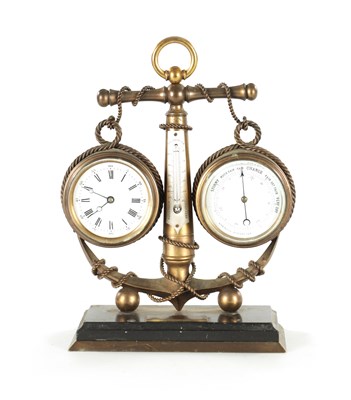 Lot 1048 - A LATE 19TH CENTURY FRENCH INDUSTRIAL NOVELTY DESK CLOCK COMPENDIUM