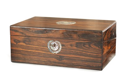 Lot 1350 - A 19TH CENTURY COROMANDEL WIRTING BOX