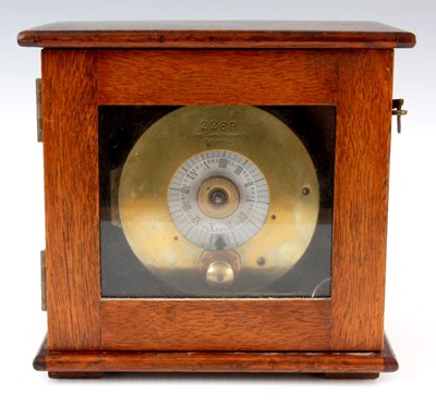 Lot 725 - AN EARLY 20th CENTURY NIGHT WATCHMAN’S CLOCK...