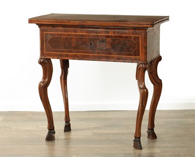 Lot 1438 - A RARE ITALIAN 17TH CENTURY DESK/SIDE TABLE