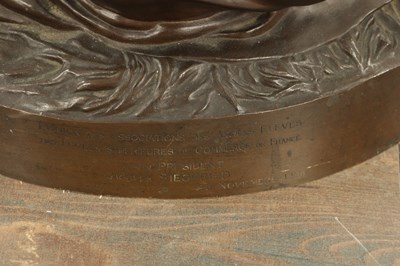 Lot 912 - HENRI CHAPU (FRENCH, 1833-1891) BRONZE SCULPTURE OF JOAN OF ARC