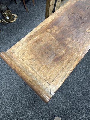 Lot 96 - A 19TH CENTURY CHINESE HARDWOOD ALTER TABLE