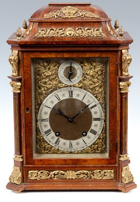 Lot 728 - A LATE 19th CENTURY BURR WALNUT LENZKIRCH...