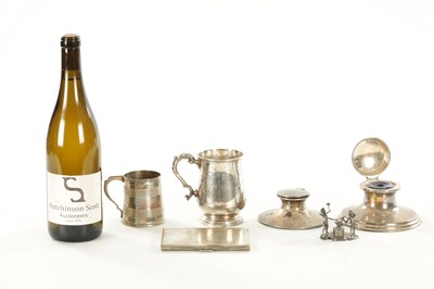 Lot 427 - A COLLECTION OF SILVER ITEMS