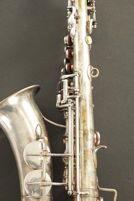 Lot 1282 - AN EARLY HENRI SELMER SERIE 1922 SILVERED BRASS SOPRANO SAXOPHONE