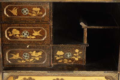 Lot 159 - A JAPANESE MEIJI-PERIOD GILT LACQUERED TABLE CABINET