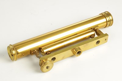 Lot 1254 - BENJAMIN COLE, LONDON. A MID 18TH CENTURY CASED LACQUERED BRASS LEVEL