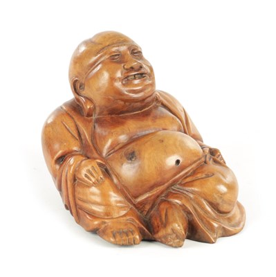 Lot 139 - A 19TH CENTURY CHINESE HARDWOOD CARVED SCULPTURE