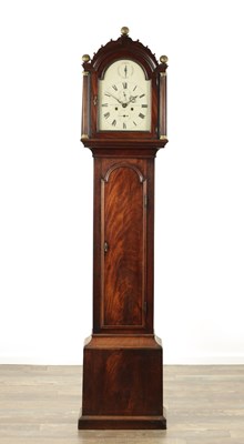 Lot 1068 - MATTHEW DUTTON, FLEET STREET, LONDON. A GEORGE III MAHOGANY LONGCASE CLOCK OF SMALL PROPORTIONS