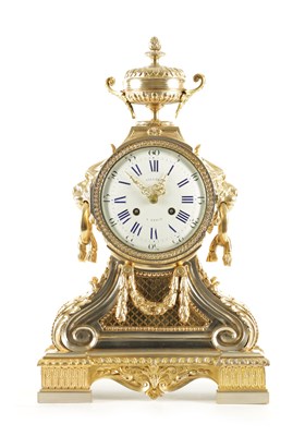 Lot 1158 - VILLARD, A. PARIS. A 19TH CENTURY FRENCH ORMOLU MANTEL CLOCK