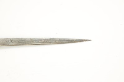 Lot 676 - A HORSE'S HOOF BONE HANDLED SHORT SWORD STICK