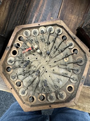 Lot 615 - A 19TH CENTURY ANGLO CONCERTINA - SPARE PARTS