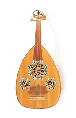 Lot 1285 - A MIDDLE EASTERN OUD/LUTE INSTRUMENT