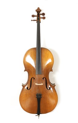 Lot 1299 - A STRADIVARIUS MODEL CELLO LABELLED TATRA BY ROSETTI.