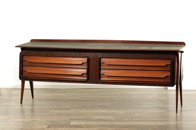 Lot 1439 - A 20TH CENTURY ROSEWOOD ITALIAN SIDEBOARD BY ESP SIZIONE FOR LA PERMANENTE MOBILI CANTU