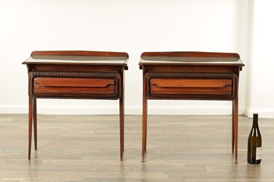 Lot 1465 - A PAIR OF 20TH CENTURY ROSEWOOD ITALIAN SIDE CABINETS BY ESP SIZIONE FOR LA PERMANENTE MOBILI CANTU