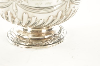 Lot 537 - A 19TH CENTURY SILVER ROSE BOWL