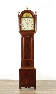 Lot 1124 - GEORGE LUMSDEN, PITTENWEEN. A 19TH CENTURY SCOTTISH EIGHT DAY LONGCASE CLOCK