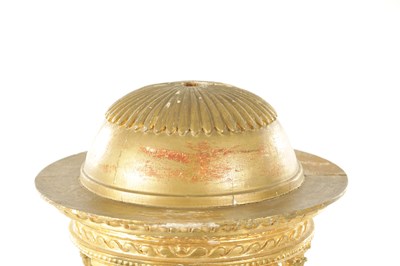 Lot 772 - A 19TH CENTURY GILT GESSO GRAND TOUR LIBRARY PORTICO