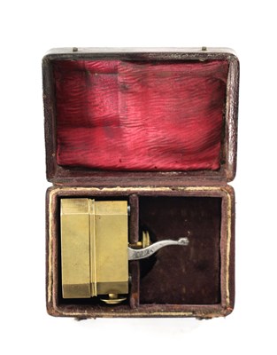 Lot 1262 - AN EARLY 19TH CENTURY CASED TWELVE BLADE BLOODLETTING SCARIFICATOR