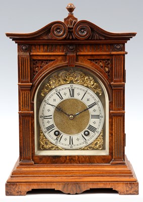 Lot 760 - A LATE 19th CENTURY GERMAN BURR WALNUT...