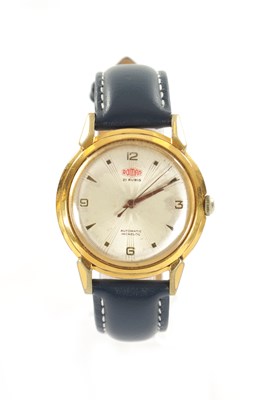 Lot 585 - A 1960'S GENTLEMAN’S GOLD PLATED ROMAN AUTOMATIC WRISTWATCH