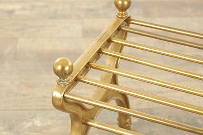 Lot 745 - A 20TH CENTURY ITALIAN GILT BRONZE LUGGAGE RACK