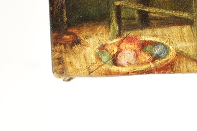 Lot 945 - AN INTERESTING 19TH CENTURY OIL ON CANVAS INTERIOR SCENE
