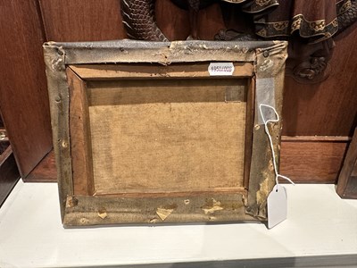 Lot 945 - AN INTERESTING 19TH CENTURY OIL ON CANVAS INTERIOR SCENE