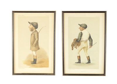 Lot 1036 - A PAIR OF 19TH CENTURY VANITY FAIR LITHOGRAPHS