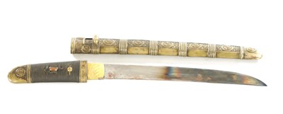 Lot 118 - A 19TH CENTURY JAPANESE MEIJI PERIOD TANTO