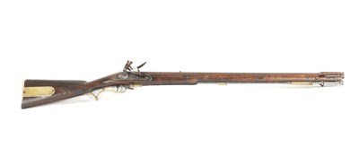 Lot 639 - A RARE GEORGE III BAKER FLINTLOCK RIFLE