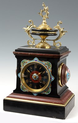 Lot 780 - A LATE 19th CENTURY FRENCH MANTEL CLOCK with...