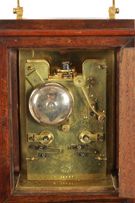 Lot 1094 - HENRY MARC, PARIS. AN EARLY 19TH CENTURY ROSEWOOD CARRIAGE CLOCK WITH RARE ESCAPEMENT