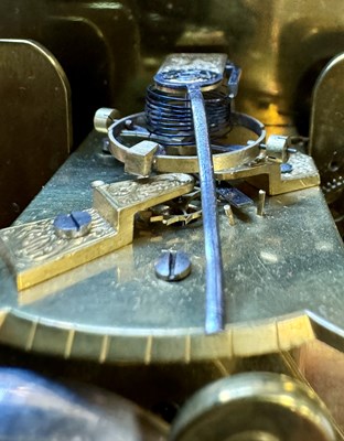 Lot 1094 - HENRY MARC, PARIS. AN EARLY 19TH CENTURY ROSEWOOD CARRIAGE CLOCK WITH RARE ESCAPEMENT