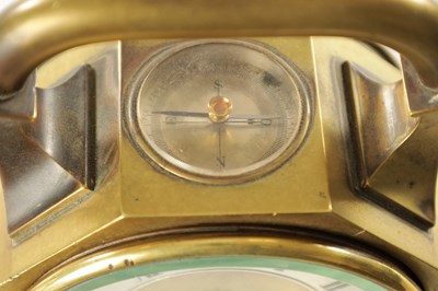 Lot 1122 - A LATE 19TH CENTURY FRENCH INDUSTRIAL DESK CLOCK