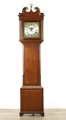 Lot 1194 - THOMAS LISTER, HALIFAX. A GEORGE III 30-HOUR LONGCASE CLOCK WITH ROLLING MOON