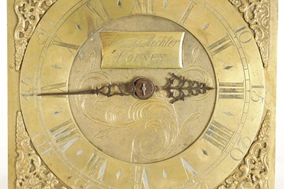 Lot 1101 - AN 18TH CENTURY 10” DIAL 30-HOUR LONGCASE CLOCK MOVEMENT