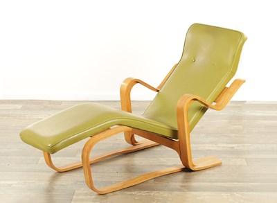 Lot 1470 - MARCEL BREUER (1902-1981). A 'LONG CHAIR'