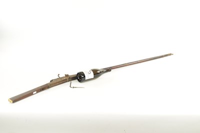 Lot 637 - A 19TH CENTURY JAPANESE MATCHLOCK LONG GUN