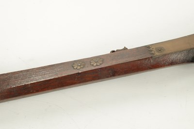 Lot 637 - A 19TH CENTURY JAPANESE MATCHLOCK LONG GUN