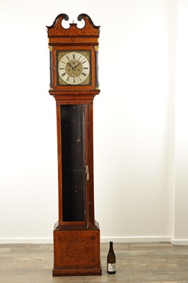 Lot 1143 - ROBERT SLY, KING STREET, WESTMINSTER (LONDON). AN EARLY 18TH CENTURY SEAWEED MARQUETRY EIGHT-DAY LONGCASE CLOCK