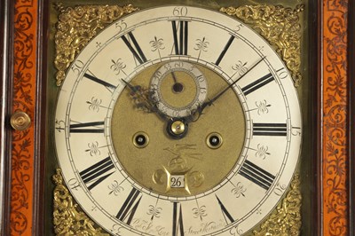 Lot 1143 - ROBERT SLY, KING STREET, WESTMINSTER (LONDON). AN EARLY 18TH CENTURY SEAWEED MARQUETRY EIGHT-DAY LONGCASE CLOCK