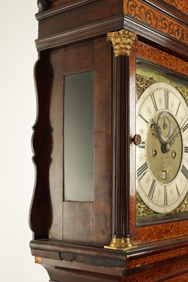 Lot 1143 - ROBERT SLY, KING STREET, WESTMINSTER (LONDON). AN EARLY 18TH CENTURY SEAWEED MARQUETRY EIGHT-DAY LONGCASE CLOCK