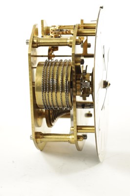 Lot 1128 - BROCKBANK & ATKINS, LONDON. A MID 19TH CENTURY CHAIN DRIVEN FUSEE SHIPS CLOCK.