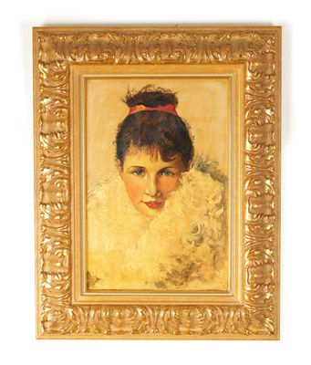 Lot 1012 - EMILE COHL (FRENCH 1857-1938). OIL ON GLASS