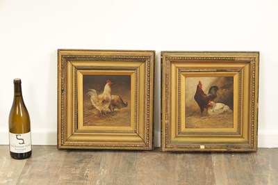 Lot 1027 - A PAIR OF LATE 19TH CENTURY OIL ON CANVAS