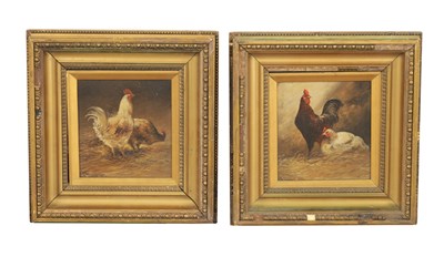 Lot 1027 - A PAIR OF LATE 19TH CENTURY OIL ON CANVAS