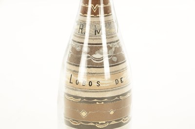 Lot 780 - A RARE LATE 19TH CENTURY AMERICAN COMMEMORATIVE COLOURED GUANO FILLED BOTTLE